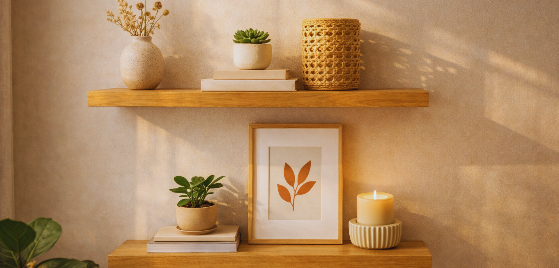 Floating Shelves Home Decor On A Budget